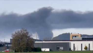 Grossbrand in Grenznähe: Brandursache steht fest