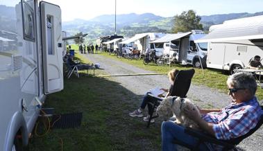 Video: Wohnmobiltouristen aus der ganzen Schweiz treffen sich in Altstätten