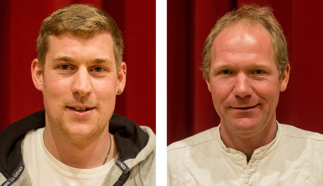 Frowin Schmid (links) will Gemeinderat werden; Matthias Tobler (rechts) kandidiert für den Kantonsrat.