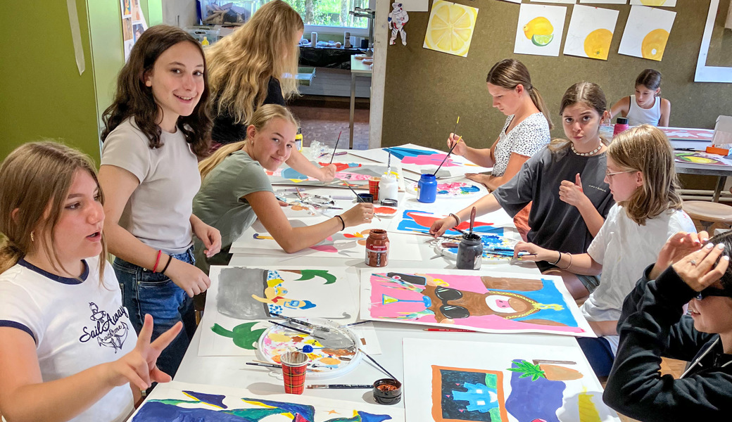 Einblick ins Atelier für Gestaltung