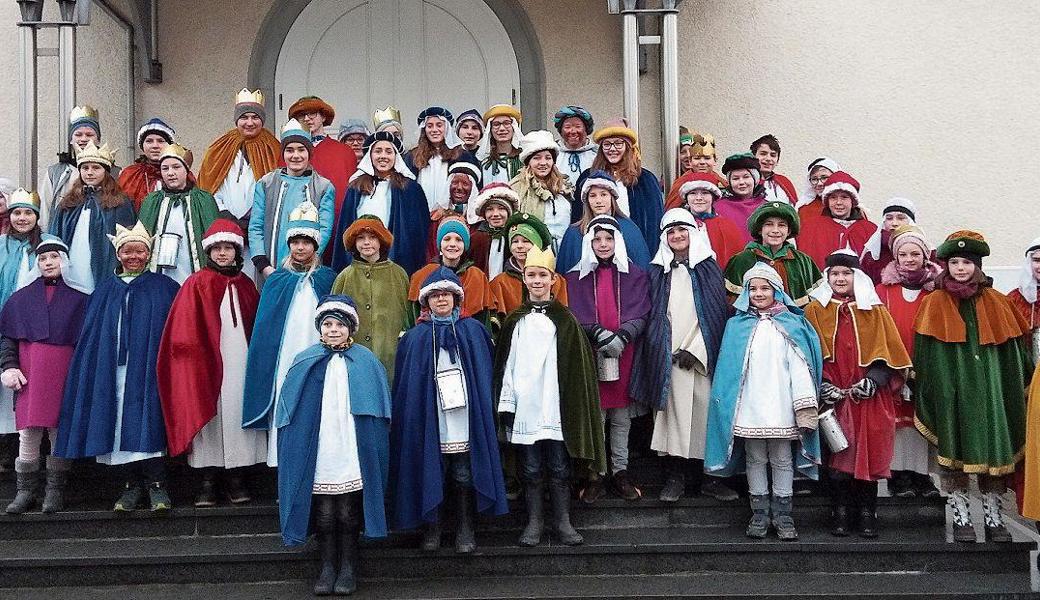 Die Kriessner Sternsinger sammelten mehr als 8500 Franken. 