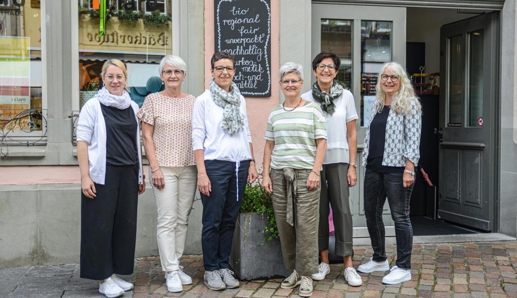 Das Claro-Team: Jeannine Blöchlinger (von links), Sonja Müller, Monika Angst, Martina Stieger, Doris Deringer und Maria Meier.