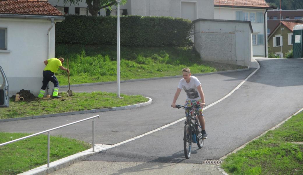 Die Kirchgasse wird stark benutzt.