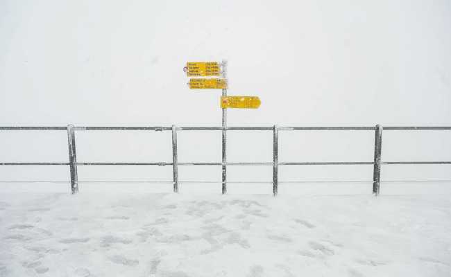Schnee auf dem Säntis – aber immer öfter bleibt es trocken
