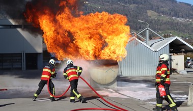 Hundert Feuerwehrleute übten für den Ernstfall - gleich danach ging ein echter Alarm ein