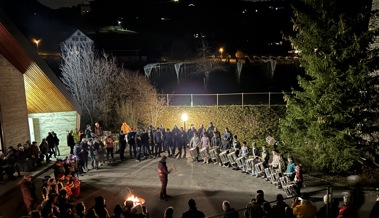 Tambourenverein umrahmte den Advents-Apéro des Einwohnervereins