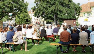 Gottesdienst unter freiem Himmel 