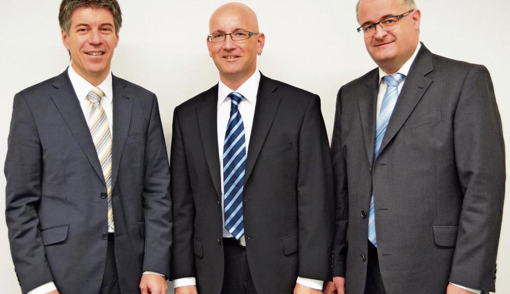 Die RVT-Berater (von links) Peter Langenegger, Martin Nauer und Karl Loher. 