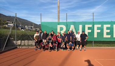 Ein besonderer Nachmittag auf den Tennisplatz