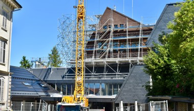 Mit Seesicht: Bauarbeiten an der grössten Anlage der Gemeinde gehen in den Endspurt