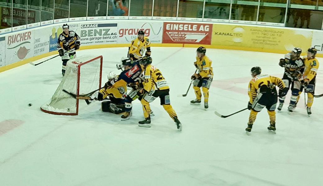 Der SC Rheintal stürmte aufs Tor des EHC Burgdorf, aber während 61 Minuten und 51 Sekunden erfolglos.