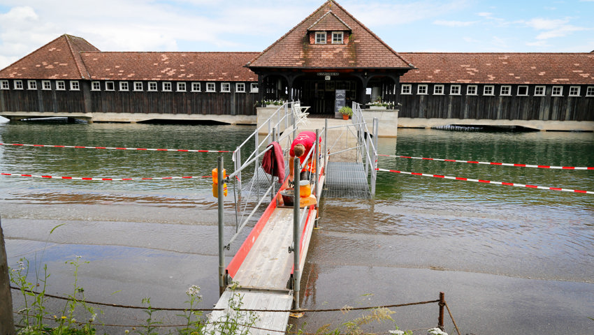 Krisensitzung in Rorschach - Hochwassersituation am Bodensee bleibt angespannt