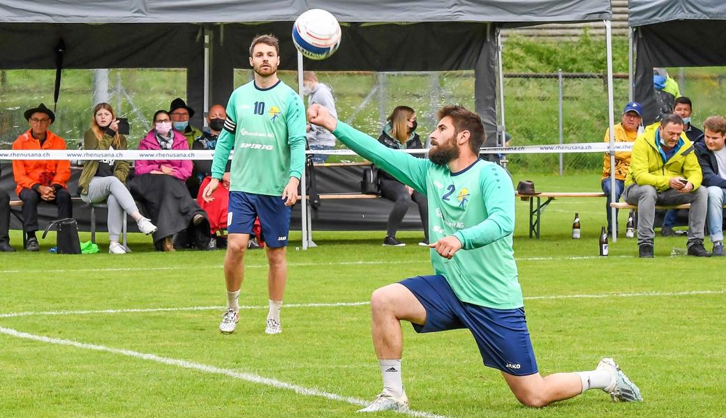 Diepoldsau mit Kenneth Schoch (hinten Malik Müller): Fast perfekte Doppelrunde.