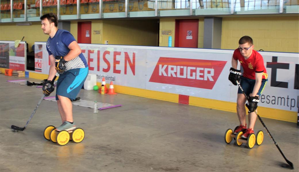 Nicht aus dem Sommertraining wegzudenken sind Übungen, die Koordination und Gleichgewichtsgefühl der Eishockeyspieler fördern – auch wenn sie nicht auf dem Eis stattfinden können.