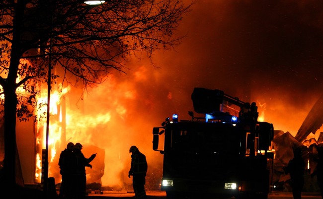 In Lustenau wurden zwei Wohnungen bei nächtlichem Brand zerstört