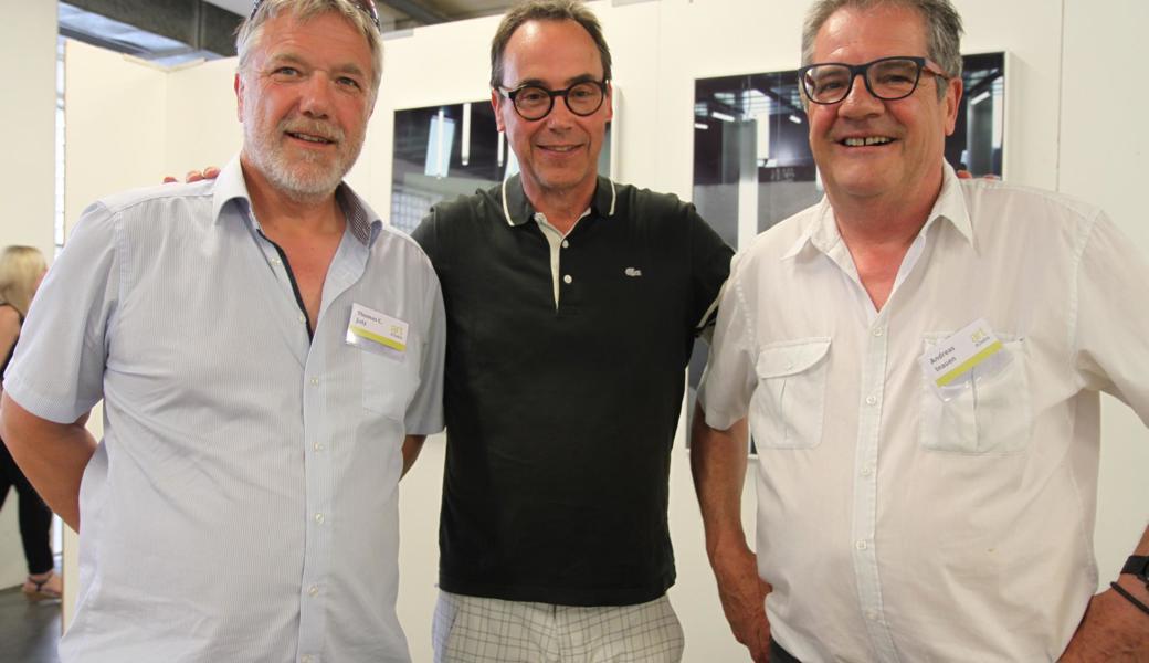 Wechsel im dOséra-Vorstand: Andreas Inauen (rechts) übernimmt das Präsidium, Thomas Jutz (links) ist der neue Aktuar und Fredi Wenk neues Vorstandsmitglied.
