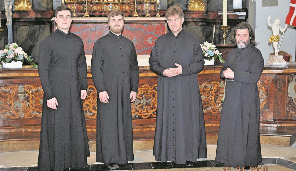 Der St.-Daniels-Chor steht für hohe Tenöre und tiefschwarze Bässe.