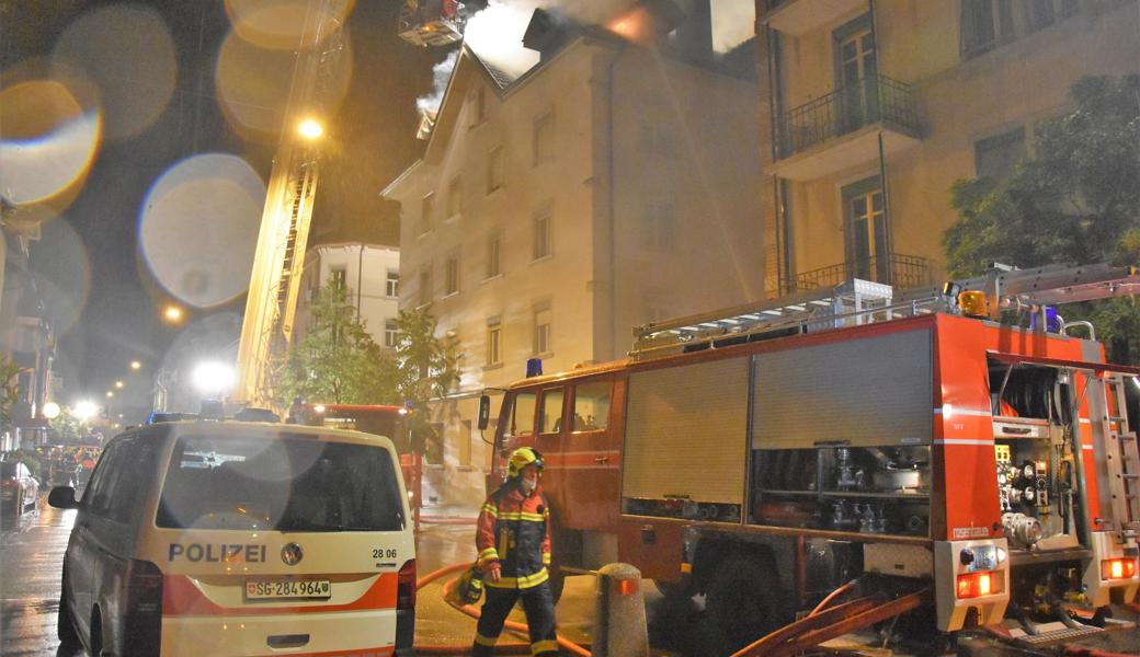 Der Wohnungsbrand in Rorschach forderte ein Todesopfer.