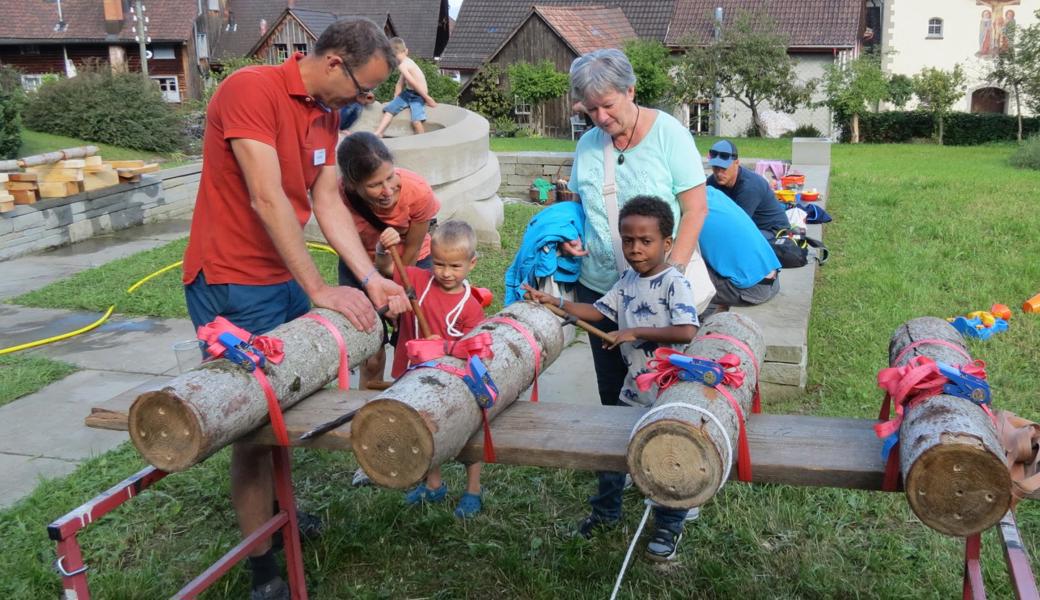 Tüchelbohren für Kinder