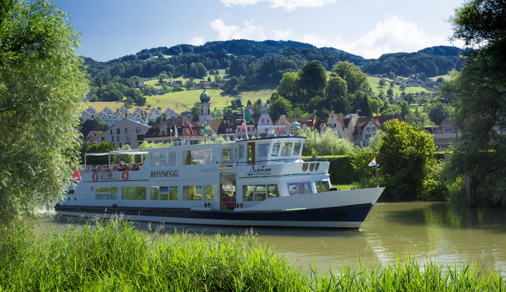 Die Schifffahrt auf dem Alten Rhein zwischen Rheineck und Rorschach ist ein gern genutztes Angebot.