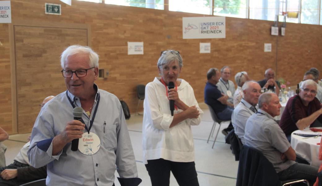 OK-Präsident Edwin Hasler und Jeannette  Lapp Bösch haben sich stark fürs Klassentreffen engagiert.