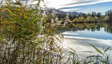 Das Wolkenbild spiegelt sich