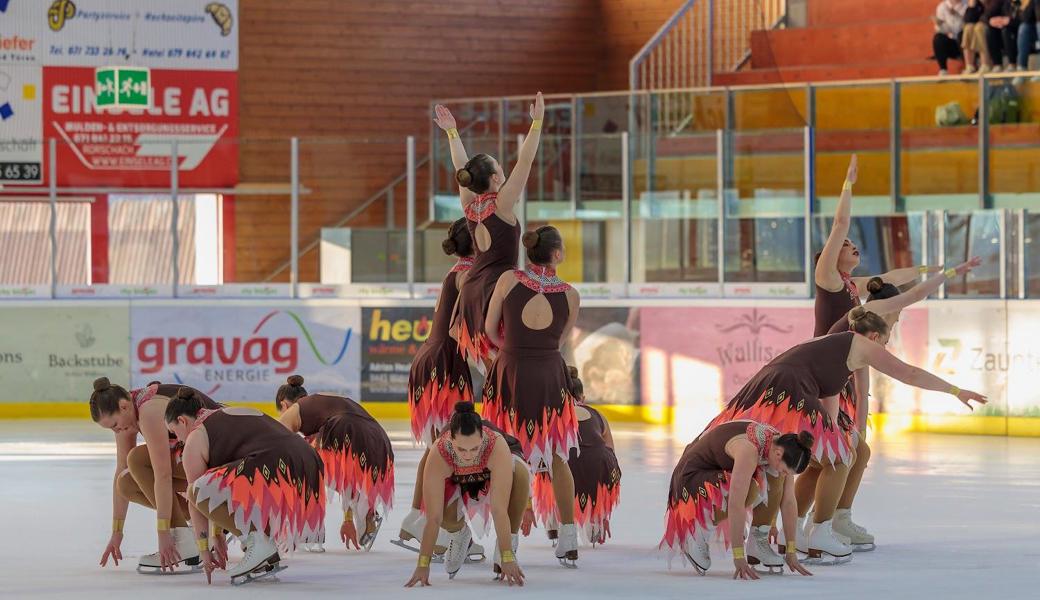 Eindrückliche Schlusspose der United Blades aus Neuchâtel.