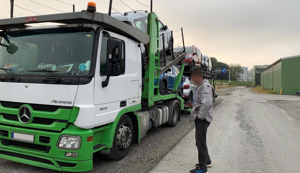 Der LKW wies technische Mängel auf.