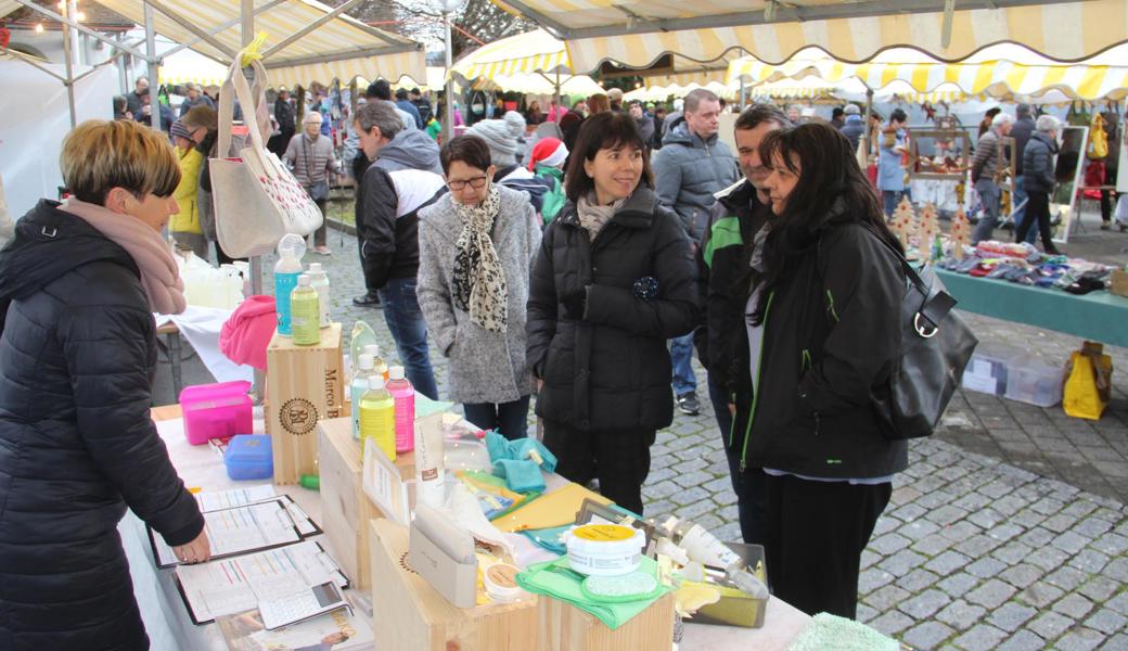 Klein aber fein ist der Montlinger Weihnachtsmarkt. Er hat immer 16 Stände.