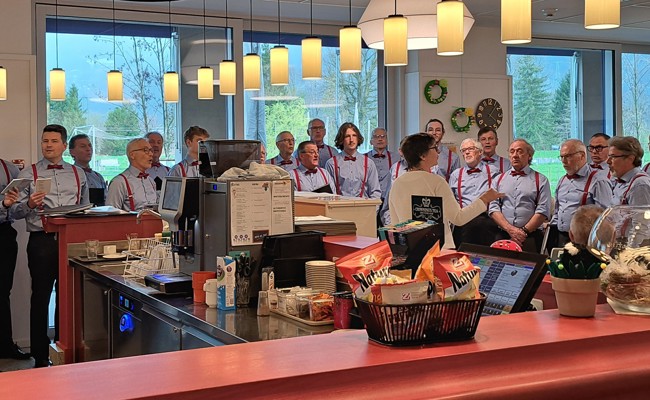 Mit einem Osterständchen auf den Frühling eingestimmt