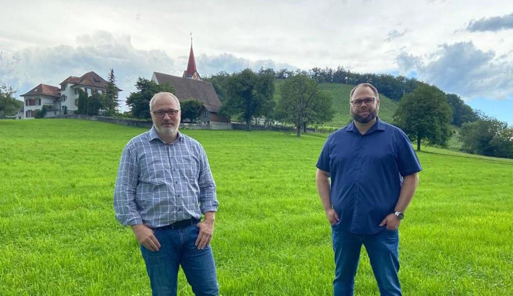 FDP nominiert für Eichberger Gemeinderat: (v. l.) Patrik Steiger (bisher) und Andreas Walt (neu).