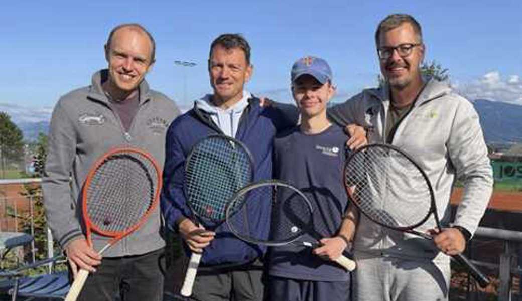 Halbfinalisten (von links): Michael Stieger, Oliver Baltzer, Nando Blöchlinger und Manuel Waibel. 