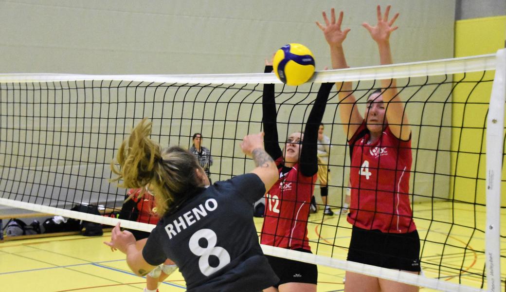 Den Rheno-Frauen gelang in Goldach der höchste Satzgewinn der Rückrunde.