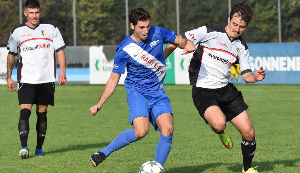 FC Rüthi: Am Samstag um 16.30 Uhr beim Schlusslicht FC Sevelen.