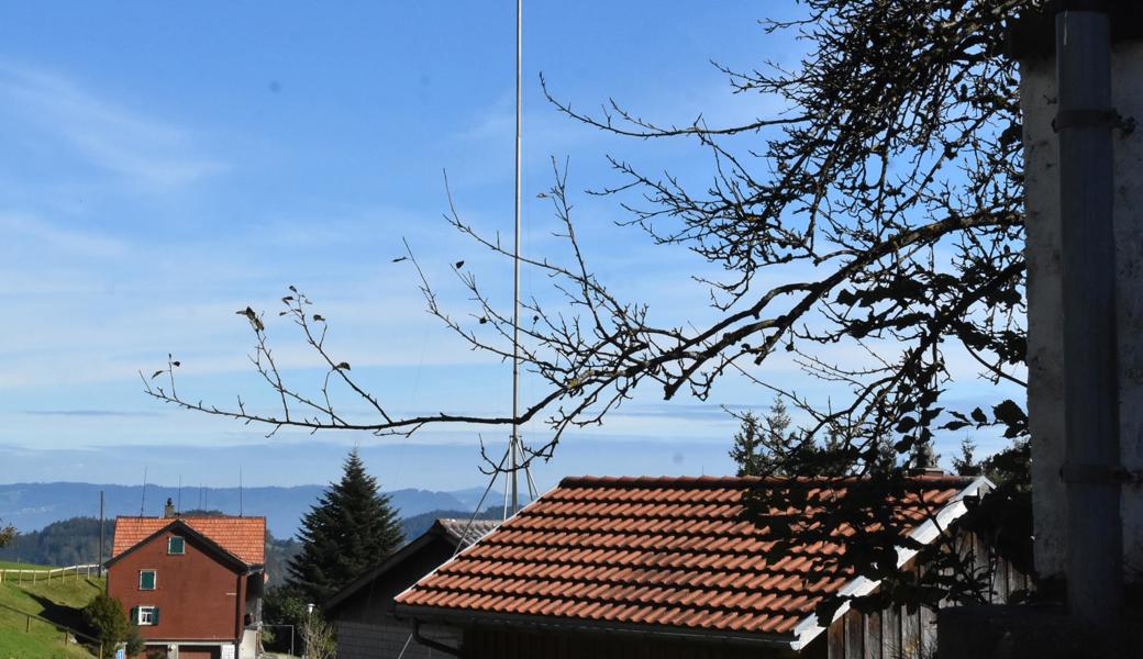 Die Antenne an der Strasse von Heiden in Richtung Scheidweg soll 25 Meter hoch werden.