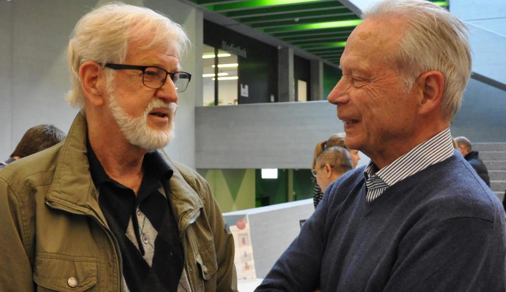 Hans-Jörg Heimbeck (l.) und Hans Tiziani.