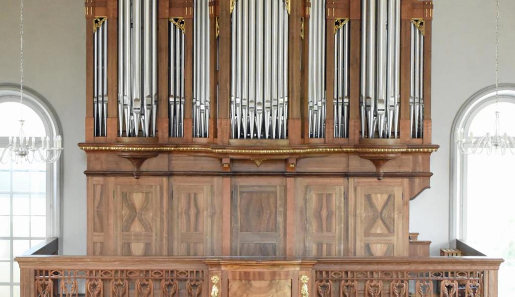 Die wunderschöne Orgel in der evangelischen Kirche in Rebstein sollte eigentlich nur eine Notenbeleuchtung bekommen. Dann wurde der Schimmel entdeckt.