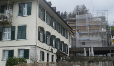 Grossbaustelle beim Altersheim: An die «Altensteig» wird angebaut