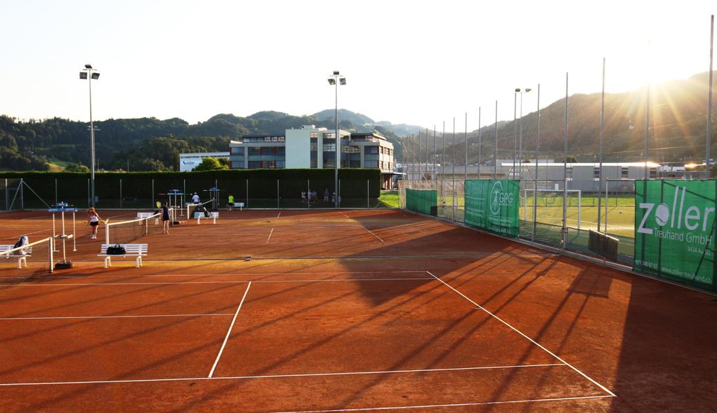 Die Tennisanlage in Au wird gegen eine Mietgebühr bald für alle zugänglich sein.