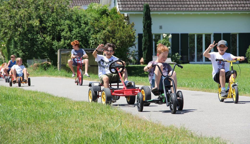 Die Kinder vom Schulhaus Kirchenfeld haben die perfekte Zügelform gewählt.