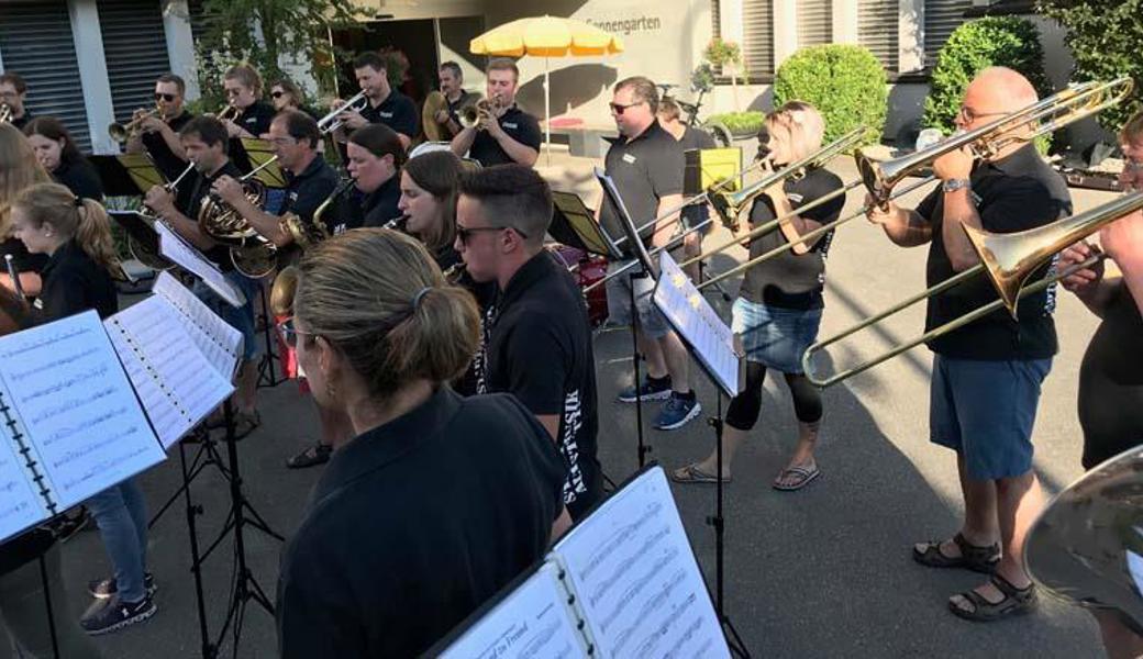 Die Stadtmusikanten sind wieder unterwegs.