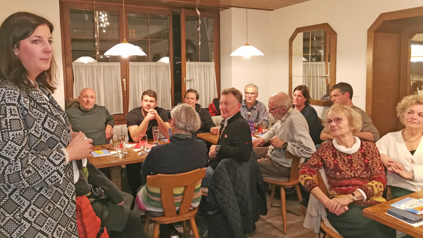 Regierungsrätin Laura Bucher ist zu Gast bei der SP Rheintal.