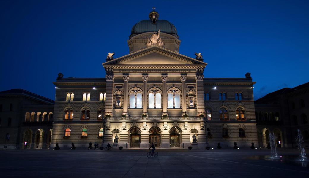 Wer hierhin will, für den gilt es in elf Monaten ernst: Bundeshaus in Bern.