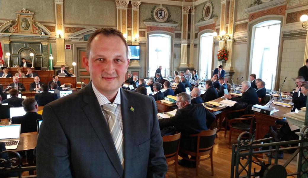 «Ich bin eher der stille Schaffer im Hintergrund»: Thomas Eugster ist für Mike Egger im Kantonsrat nachgerückt. Gestern wurde er vereidigt.