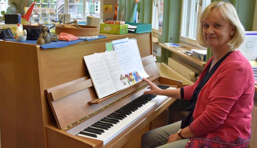 Kathrin Hildebrand wird jetzt mehr Zeit für ihre Hobbys, z. B. das Klavierspielen, haben