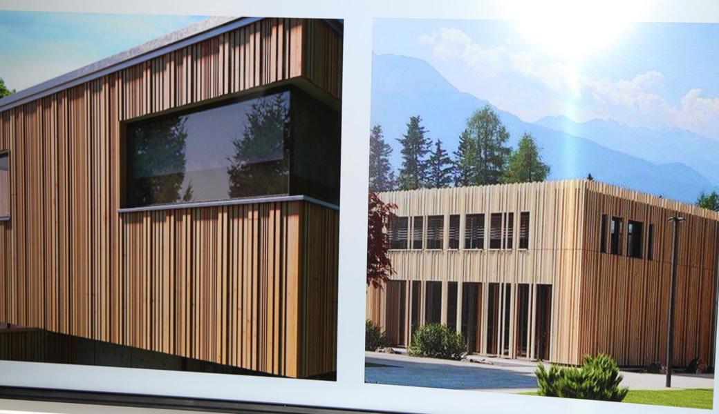 So könnte sich der neue Singsaal bereits 2023 präsentieren, wobei die Fassade noch nicht definitiv bestimmt ist.