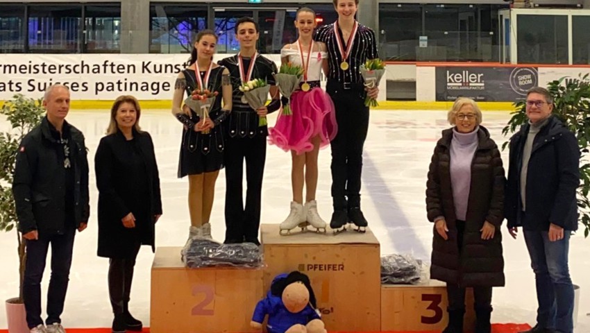 Auch an der Schweizer Meisterschaft standen Leonie Woodtli und Timon Suhner zuoberst auf dem Podest.