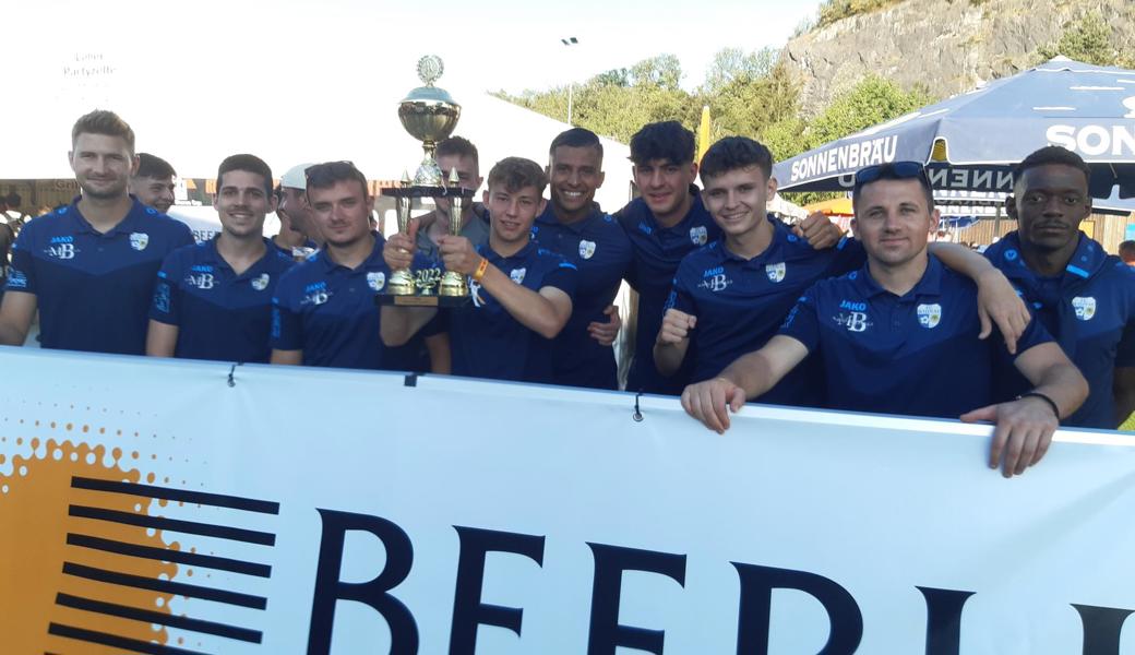 Der FC Widnau feierte den Turniersieg in Montlingen.