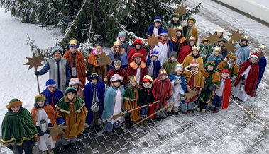 Sternsinger ziehen durch Kriessern und sammeln für Kinder in Not
