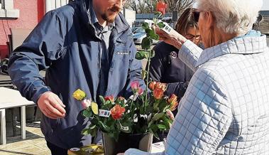 Rosenaktion bringt 1593 Franken ein